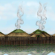 Artist’s reconstruction of Must Farm.